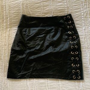 SEEK the label leather skirt! Lightly worn, great condition